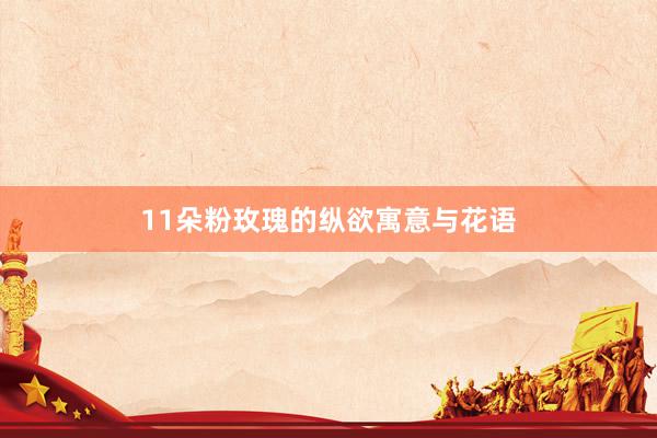 11朵粉玫瑰的纵欲寓意与花语